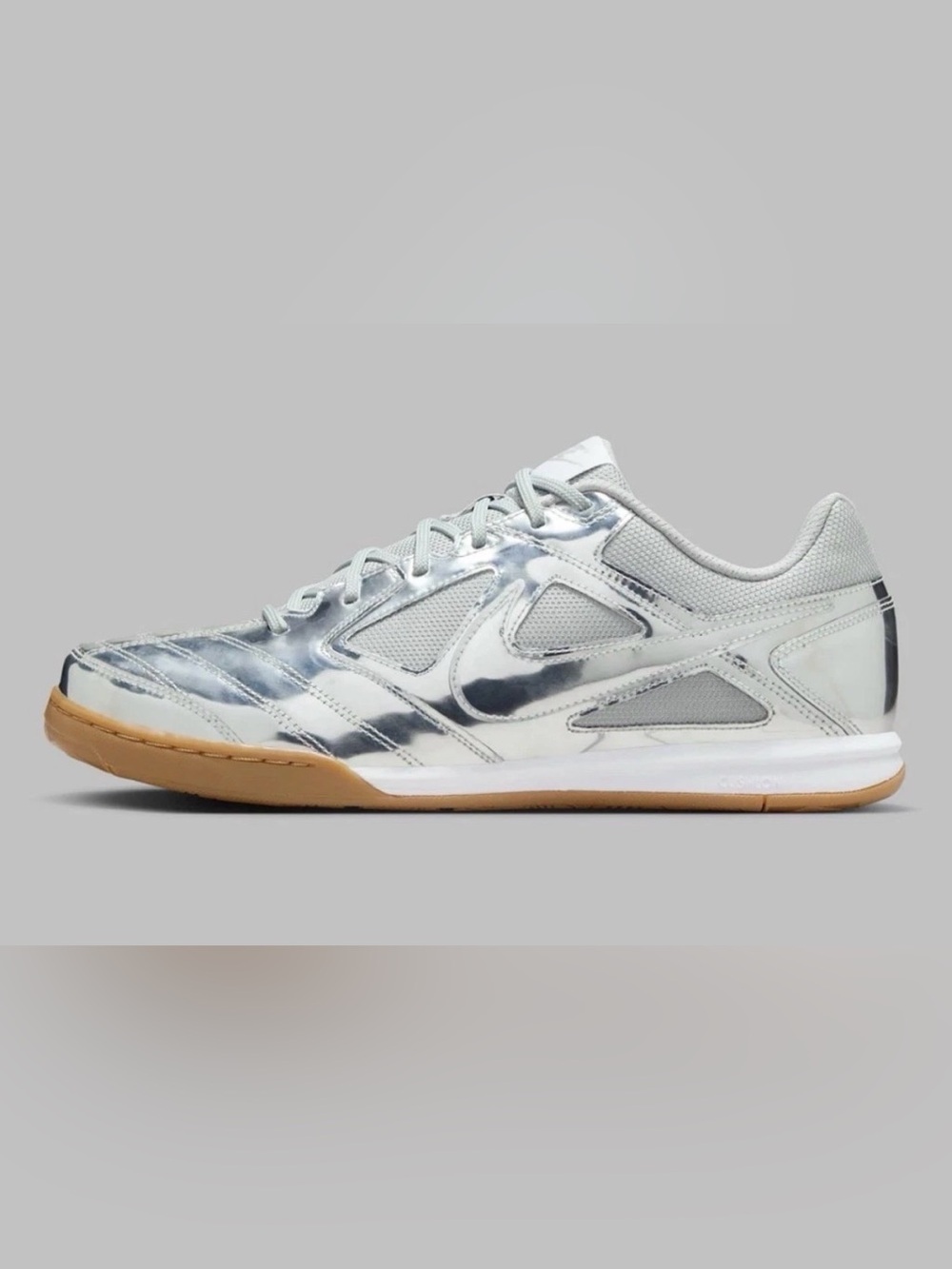 NEW Nike Gato LV8 Chrome Metallic Silver Gum IB3566-001 Mens Shoes 9.5-13
